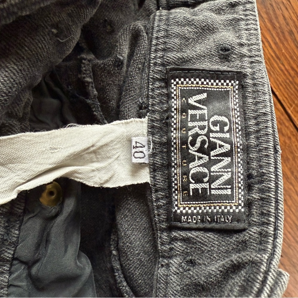 Vintage Versace Women’s Gray Jeans